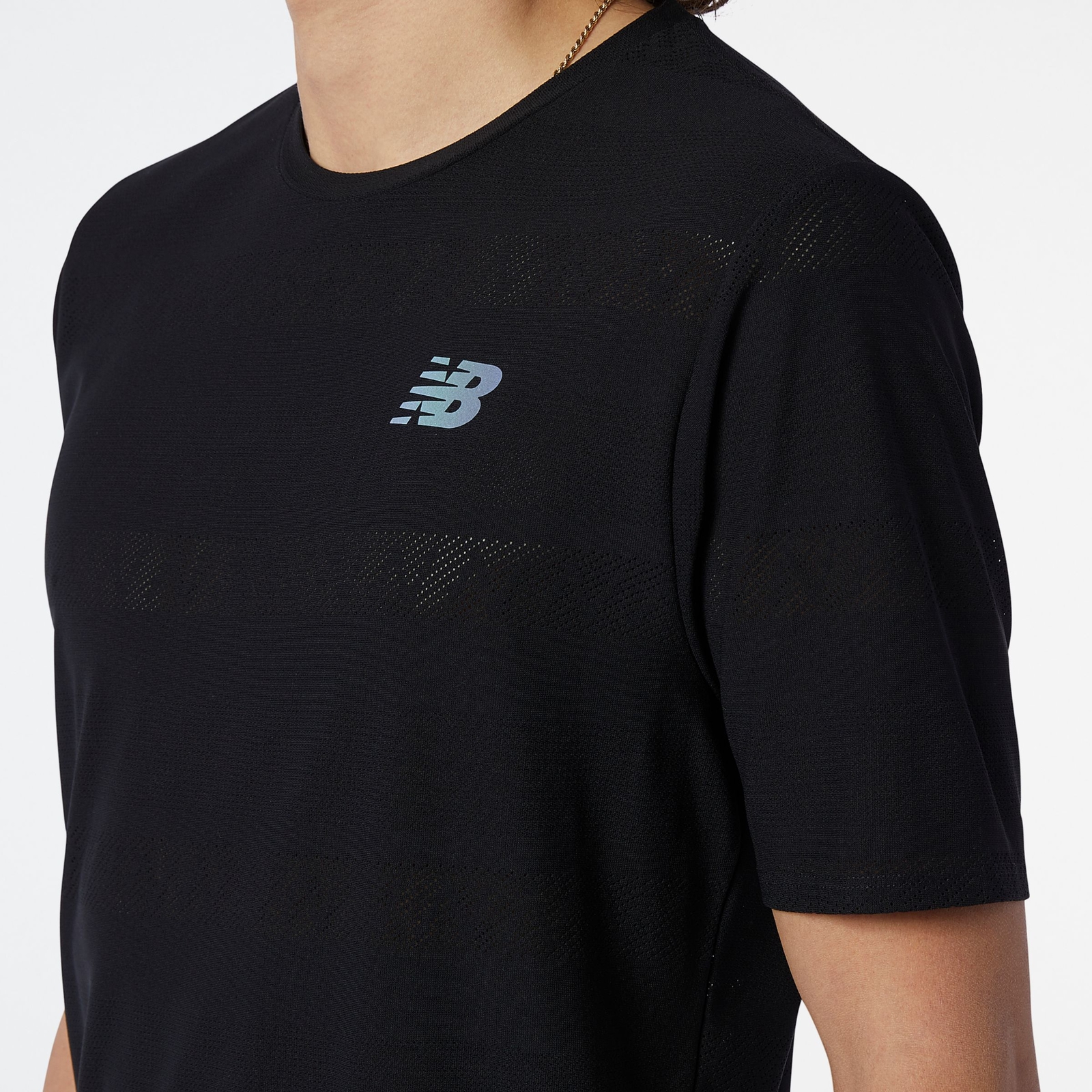 Under Armour Tech vent jacquard short sleeve t-shirt in black print